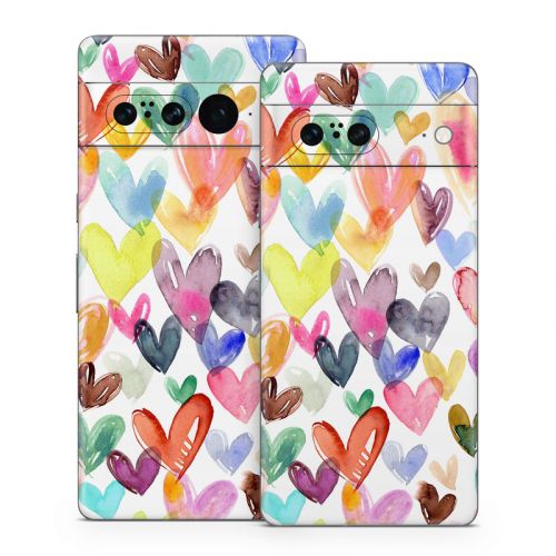 Juvi Hearts Google Pixel 7 Series Skin