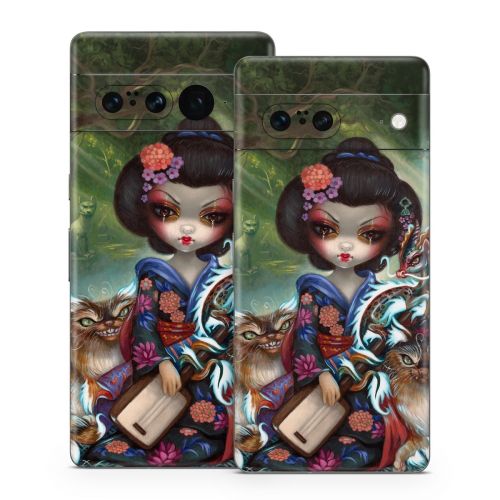 Kirin and Bakeneko Google Pixel 7 Series Skin