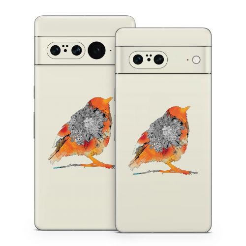 Orange Bird Google Pixel 7 Series Skin