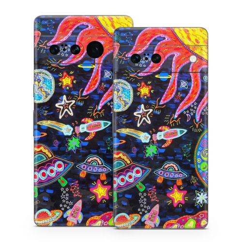 Out to Space Google Pixel 7 Series Skin