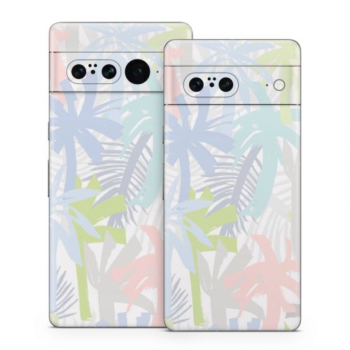 Pastel Palms Google Pixel 7 Series Skin