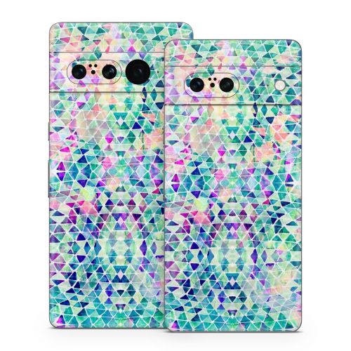 Pastel Triangle Google Pixel 7 Series Skin