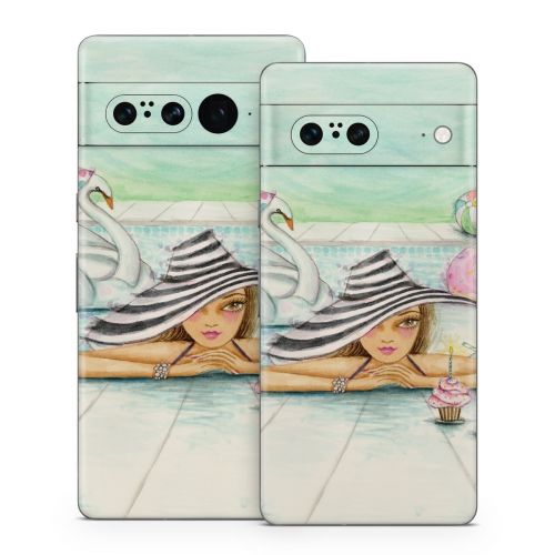 Delphine at the Pool Party Google Pixel 7 Series Skin