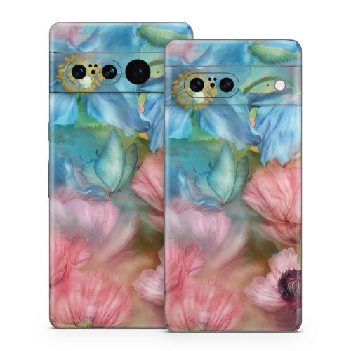 Poppy Garden Google Pixel 7 Series Skin