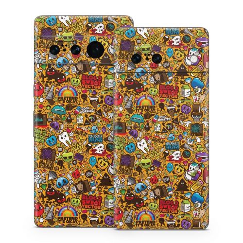 Psychedelic Google Pixel 7 Series Skin