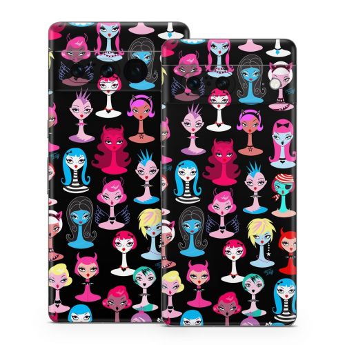 Punky Goth Dollies Google Pixel 7 Series Skin