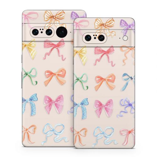 Rainbow Bows Google Pixel 7 Series Skin