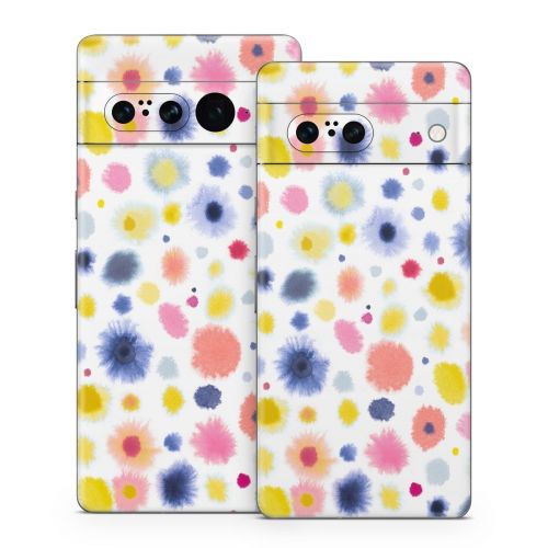 Red Blue Dots Google Pixel 7 Series Skin