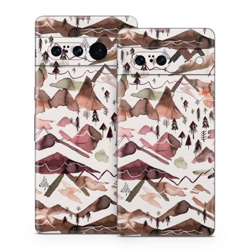 Red Mountains Google Pixel 7 Series Skin