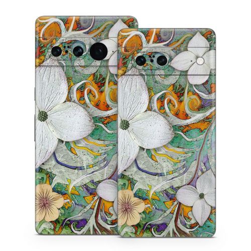 Sangria Flora Google Pixel 7 Series Skin