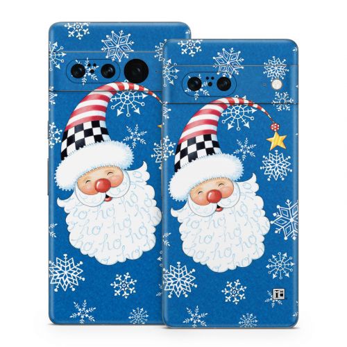 Santa Snowflake Google Pixel 7 Series Skin