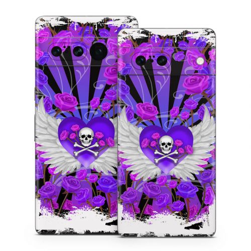 Skull and Roses Google Pixel 7 Series Skin