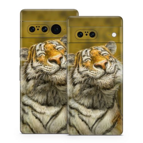 Smiling Tiger Google Pixel 7 Series Skin