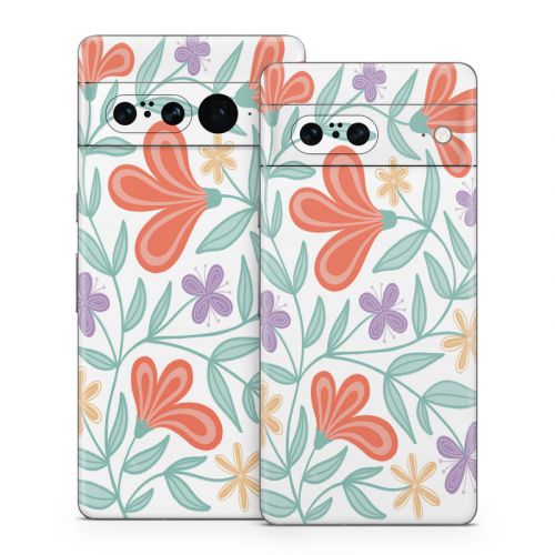 Summer Blooms Google Pixel 7 Series Skin