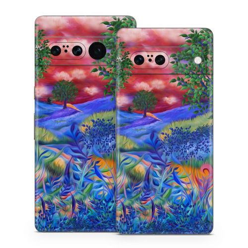 Sunset Fields Google Pixel 7 Series Skin