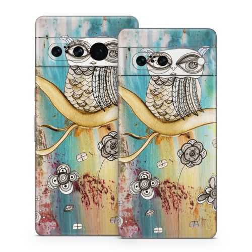 Surreal Owl Google Pixel 7 Series Skin