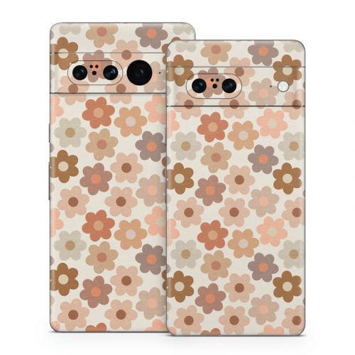 Terracotta Daisies Google Pixel 7 Series Skin