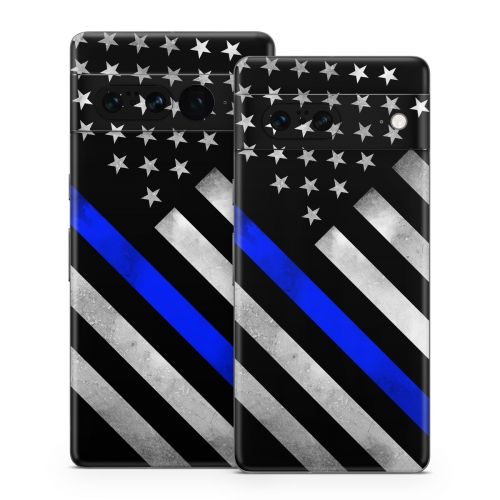 Thin Blue Line Hero Google Pixel 7 Series Skin