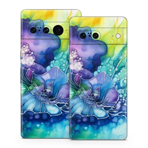Watercolor Flora Google Pixel 7 Series Skin