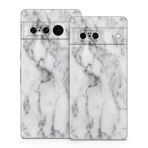 White Marble Google Pixel 7 Series Skin