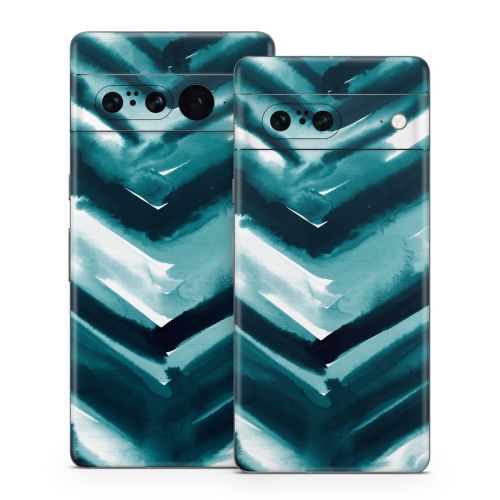 Watercolor Chevron Google Pixel 7 Series Skin