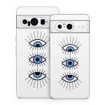 Blue Eyes Google Pixel 8 Series Skin