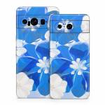 Blue Flowers Google Pixel 8 Series Skin