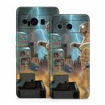 Catzilla Vs Robot Google Pixel 8 Series Skin