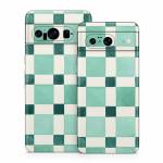 Checker Mosaic Green Google Pixel 8 Series Skin