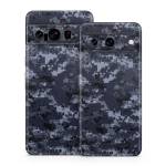 Digital Navy Camo Google Pixel 8 Series Skin