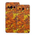 Digital Orange Camo Google Pixel 8 Series Skin
