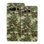 Digital Woodland Camo Google Pixel 8 Series Skin
