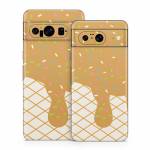 Caramel Ice Cream Drip Google Pixel 8 Series Skin