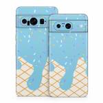 Cotton Candy Ice Cream Drip Google Pixel 8 Series Skin