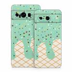 Mint Chocolate Chip Ice Cream Drip Google Pixel 8 Series Skin