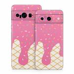 Strawberry Ice Cream Drip Google Pixel 8 Series Skin