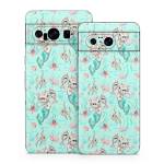 Merkittens with Pearls Aqua Google Pixel 8 Series Skin