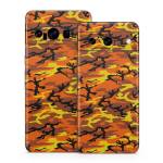 Orange Camo Google Pixel 8 Series Skin