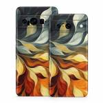 Orange and Charcoal Google Pixel 8 Series Skin