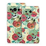 Panda Flowers Google Pixel 8 Series Skin