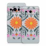 Pink and Orange Flowers Google Pixel 8 Series Skin