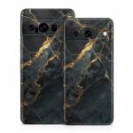 Repaired Black Marble Google Pixel 8 Series Skin
