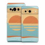 Retro Sunset Google Pixel 8 Series Skin