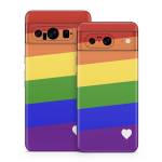 Rainbow Stripe Google Pixel 8 Series Skin