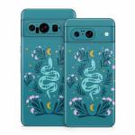 Snake and Flowers Google Pixel 8 Series Skin