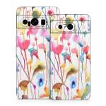 Watercolor Wild Flowers Google Pixel 8 Series Skin