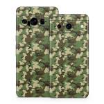 Woodland Camo Google Pixel 8 Series Skin