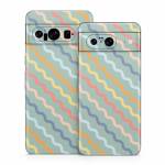 Wavy Diagonal Lines Google Pixel 8 Series Skin
