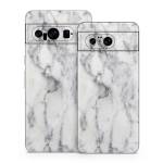 White Marble Google Pixel 8 Series Skin