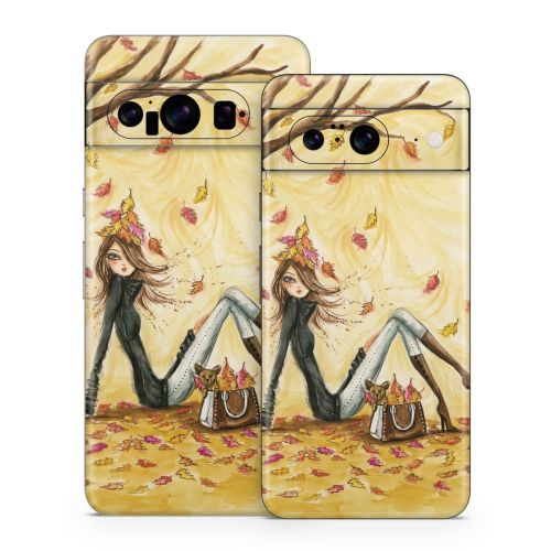 Autumn Leaves Google Pixel 8 Series Skin